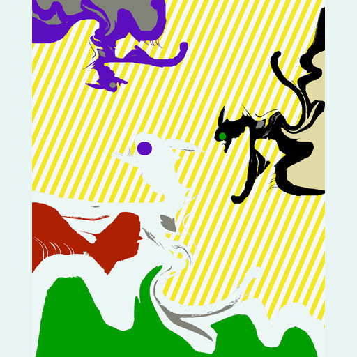 art, abstraction, solar milk, painting