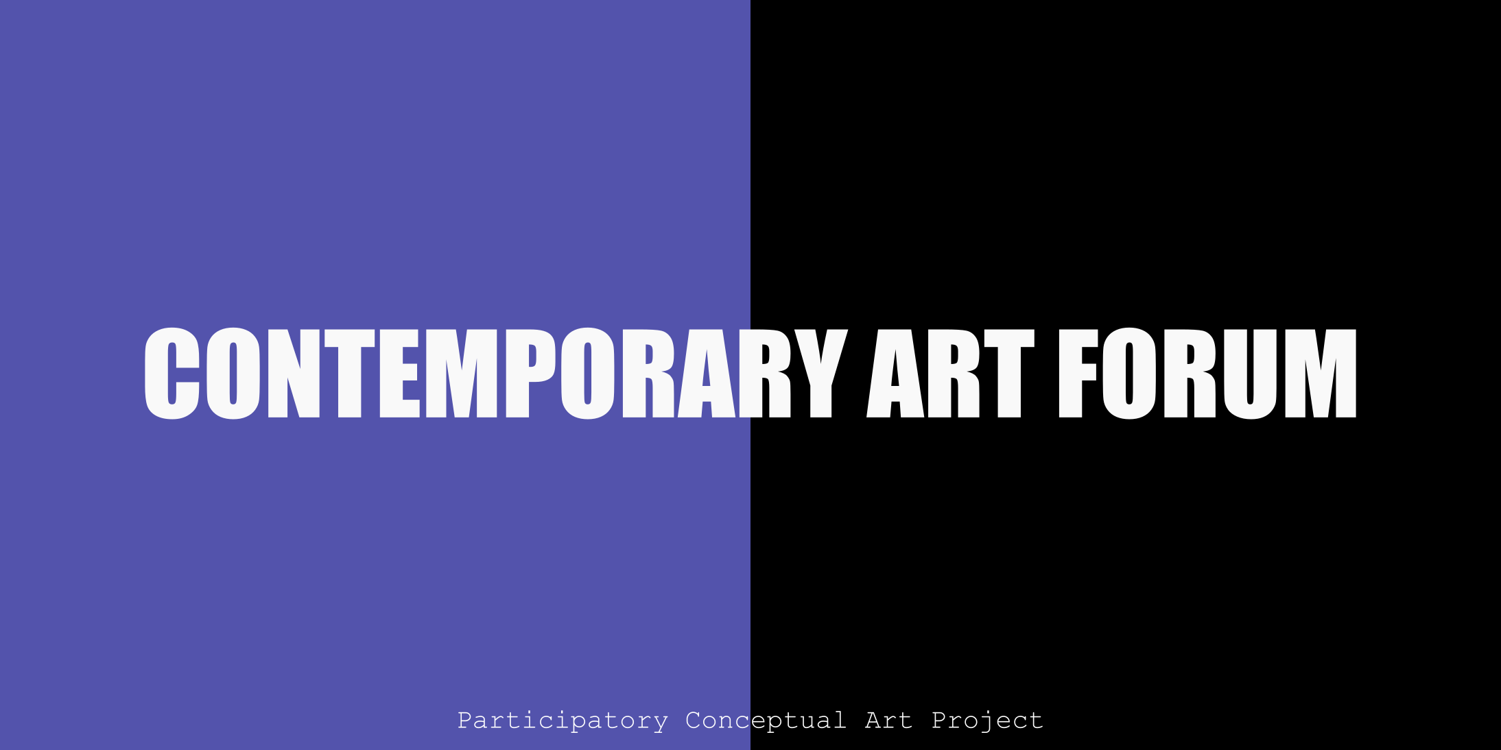 Contemporary Art Forum