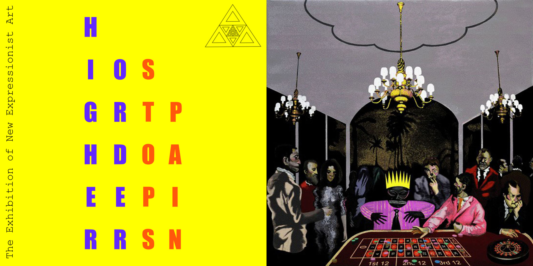 Exhibition, painting, new expressionism, neo-expressionism, Higher Order Stops Pain, Nicholaas Chiao