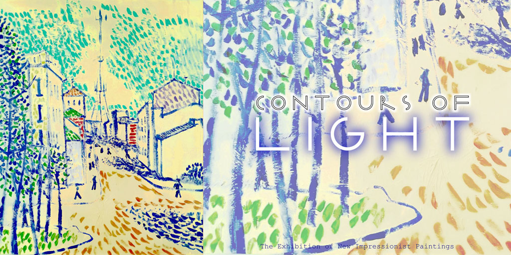 Exhibition, new art, impressionism, neo-impressionism, Contours of Light, Nicholaas Chiao