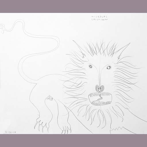 scared, lion, животное, minimal art, искусство, искусства, художник, художники, рисунок, рисунки, Нью-Йорк, Бруклин, карандаш, маркер, акварель, холст, бумага