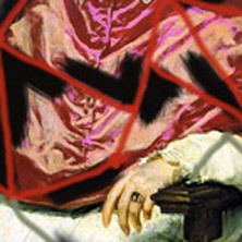 art, neo cubism, pope, horror