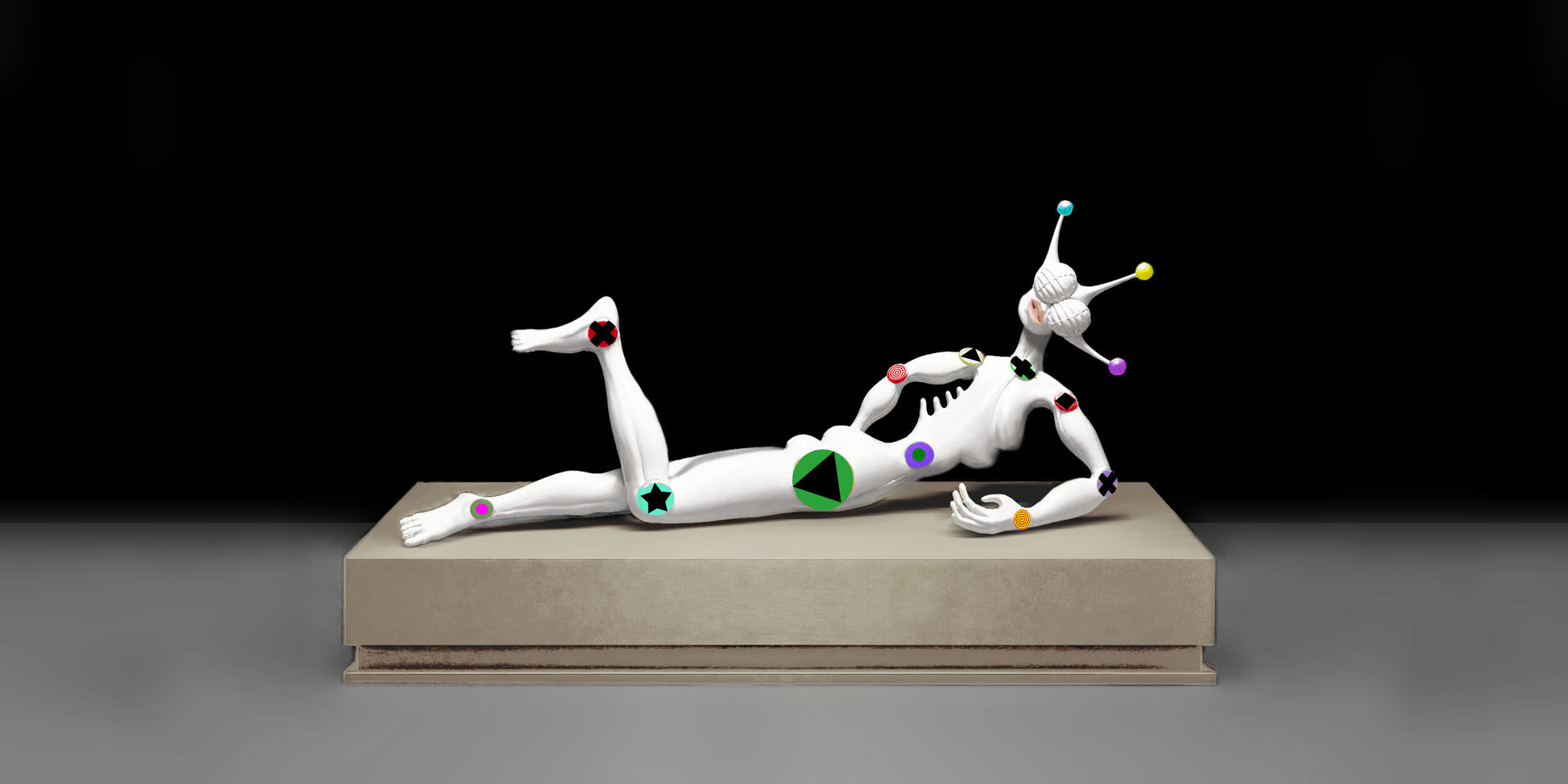 avant-garde sculpture, robot-woman, new art, sensation, visual art, eternal, sculpture, conceptual art, contemporary art, Nicholaas Chiao, Nicholas Chistiakov